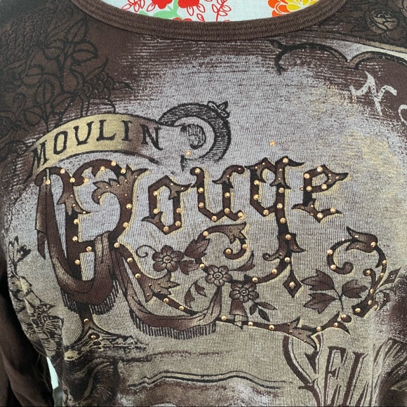 French Rhinestone Tee - Picture 2 of 4